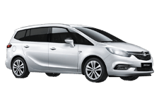 Car Hire Hove - Vauxhall Zafira 7-Seater - Minibus hire Hove
